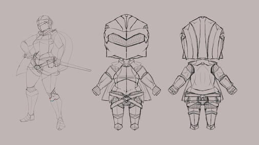 Armoured Design sketch