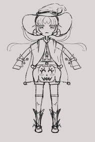 Witchy Kid Sketch